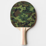Woodland Camo Ping Pong Paddle