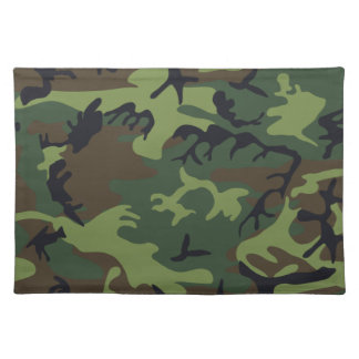 Woodland Camo Place Mats