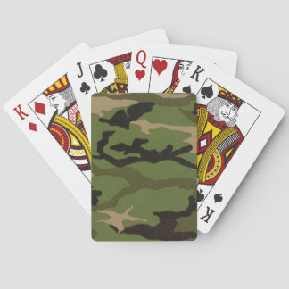 Woodland Camo Playing Cards