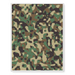 Woodland Camo Temporary Tattoos