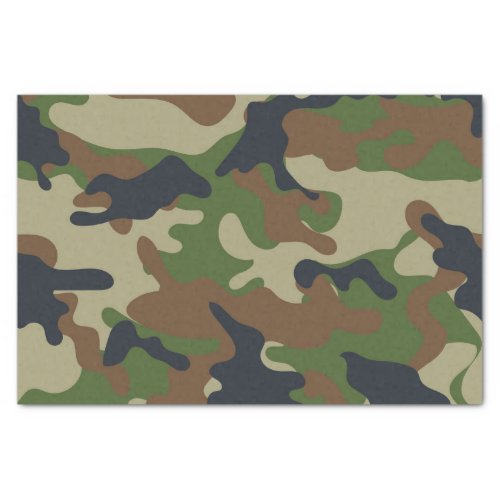 Woodland Camo Tissue Paper