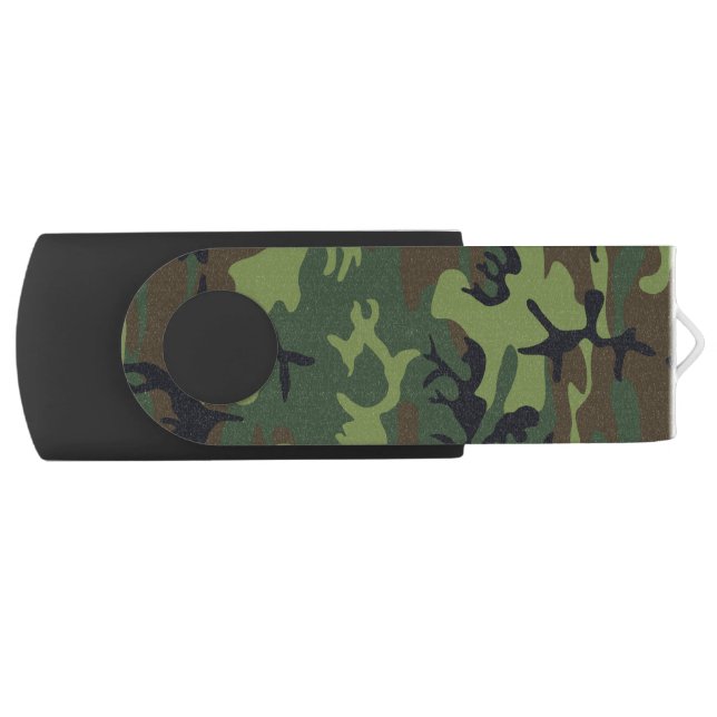 Woodland Camo USB Flash Drive (Front)