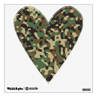Woodland Camo Wall Decal