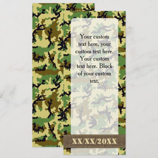 Woodland camouflage (Front/Back)