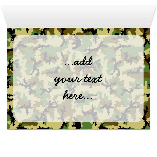 Woodland camouflage (Inside Horizontal (Bottom))