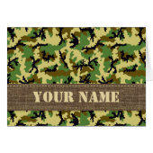 Woodland camouflage (Front Horizontal)