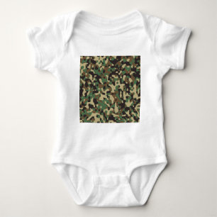 Woodland Camouflage Baby Bodysuit