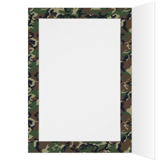 Woodland Camouflage Background Template (Inside (Left))
