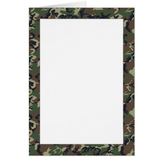 Woodland Camouflage Background Template (Front)