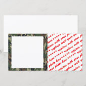 Woodland Camouflage Background Template (Front/Back)