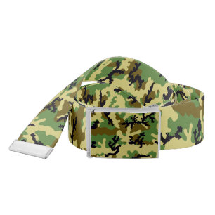 Woodland camouflage belt