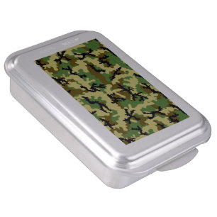 Woodland camouflage cake pan