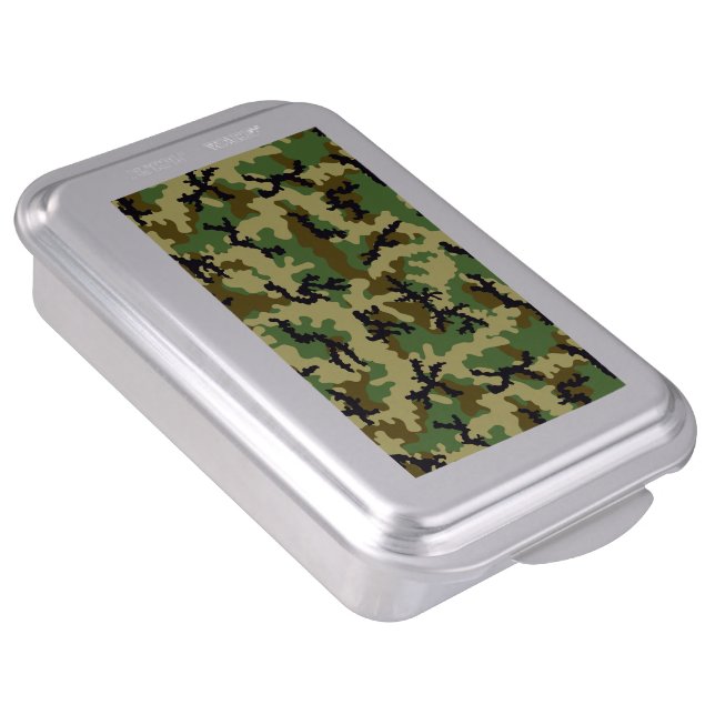 Woodland camouflage cake pan (Side)