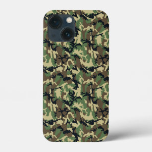 Woodland Camouflage iPhone 13 Mini Case