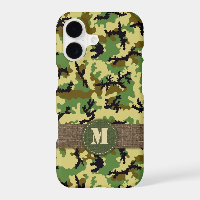 Woodland camouflage Case-Mate iPhone case (Back)