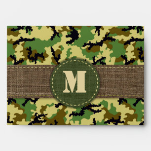 Woodland camouflage envelope