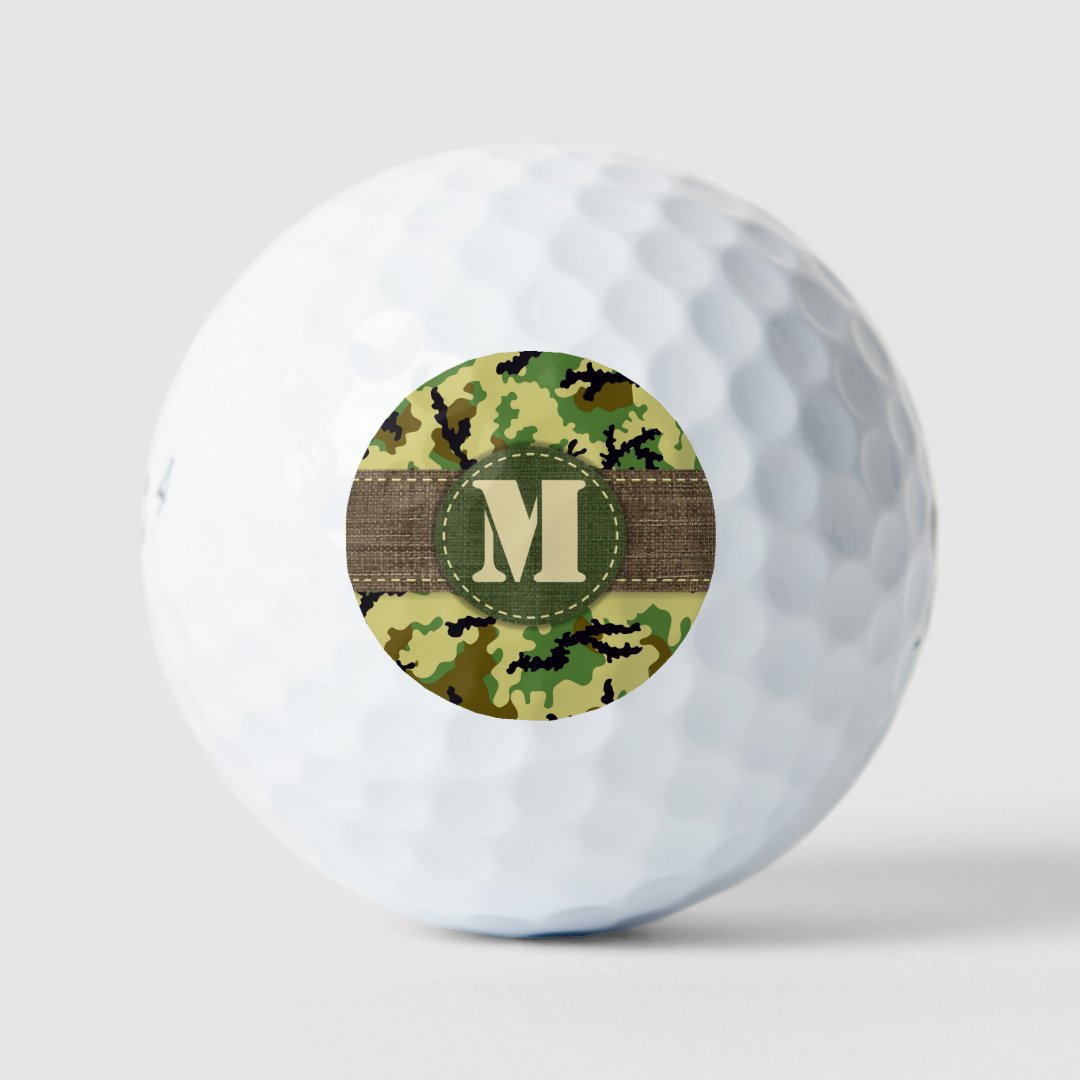 Woodland camouflage golf balls | Zazzle