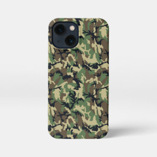 Woodland Camouflage iPhone 13 Mini Case