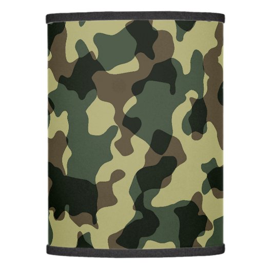 Woodland Camouflage Lamp Shade (Front)