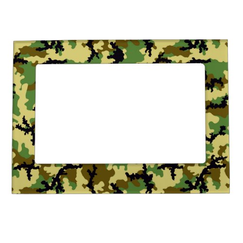 Woodland camouflage magnetic frame