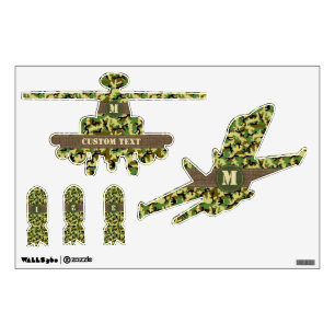 Woodland Camouflage Military by Air Wall Decal