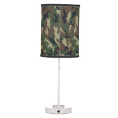 Woodland Camouflage Military  Table Lamp (Back)