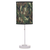 Woodland Camouflage Military  Table Lamp (Front)