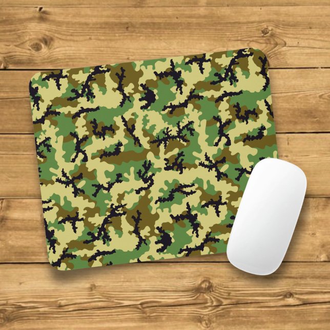 Woodland camouflage mouse pad (Creator Uploaded)