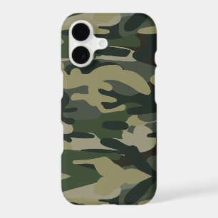 Woodland Camouflage Pattern Tactical Military Camo iPhone 17 Case