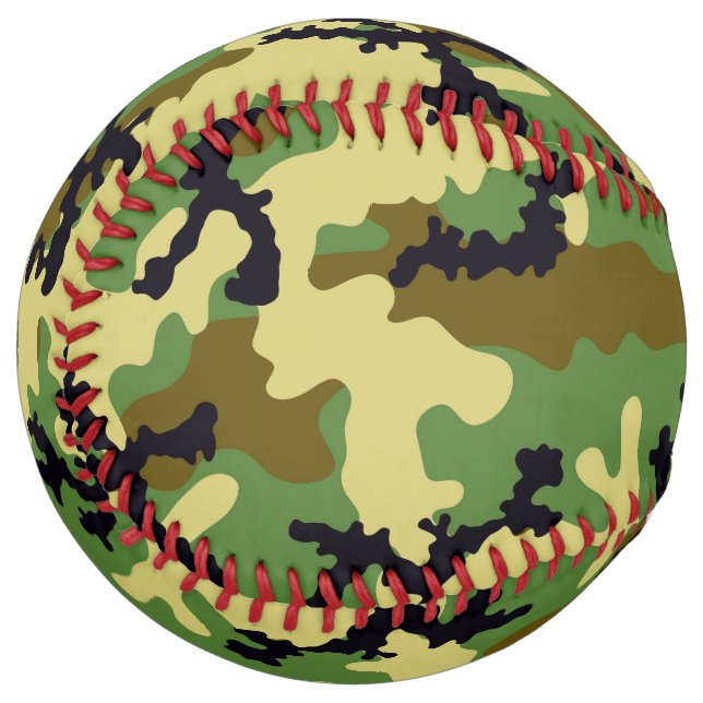 Woodland camouflage softball (Front Left)