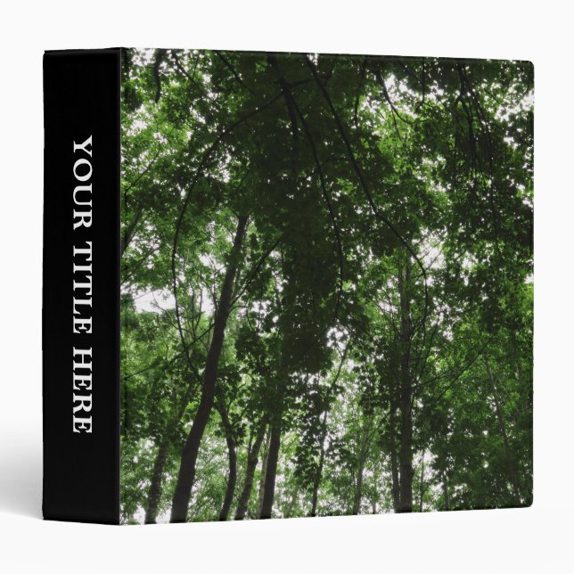 Woodland Canopy 01 3 Ring Binder (Front/Spine)