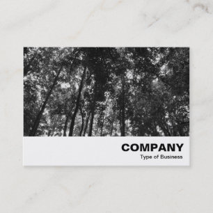 Woodland Canopy BW Business Card