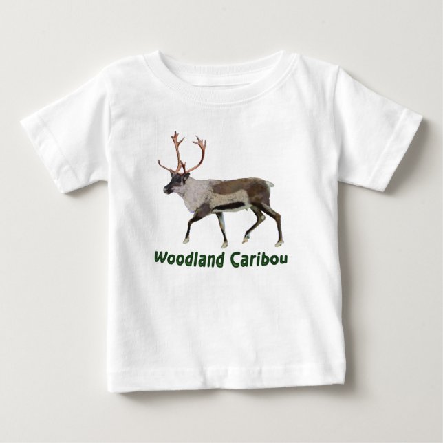 Woodland Caribou Baby T-Shirt (Front)