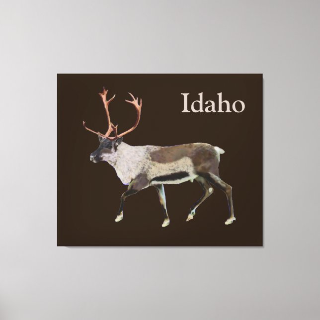 Woodland Caribou Canvas Print (Front)