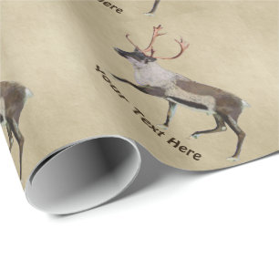 Woodland Caribou Wrapping Paper