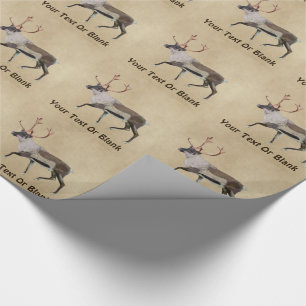Woodland Caribou Wrapping Paper