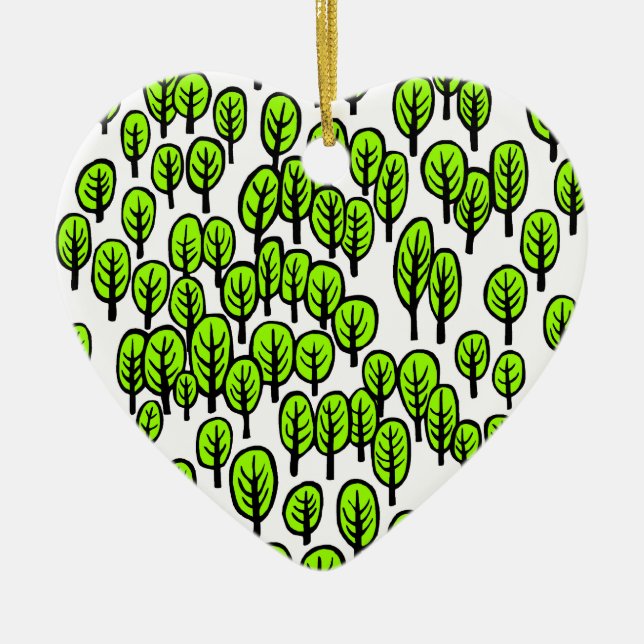 Woodland Ceramic Ornament (Front)