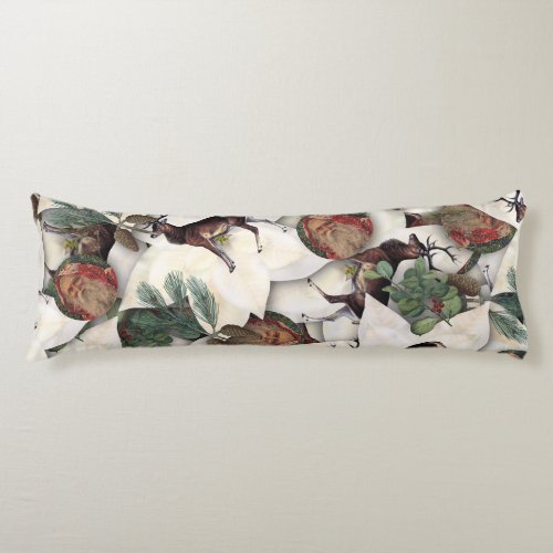 Woodland Christmas Body Pillow