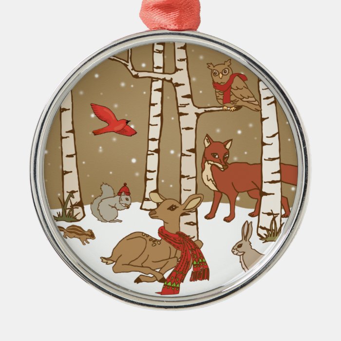 Woodland Christmas Christmas Tree Ornament