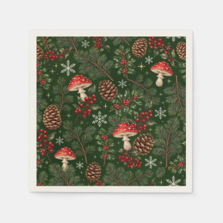 Woodland Christmas Entertaining Napkins