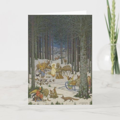 Woodland Christmas Holiday Card