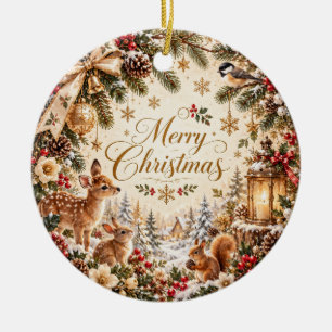 Woodland Christmas Ornament
