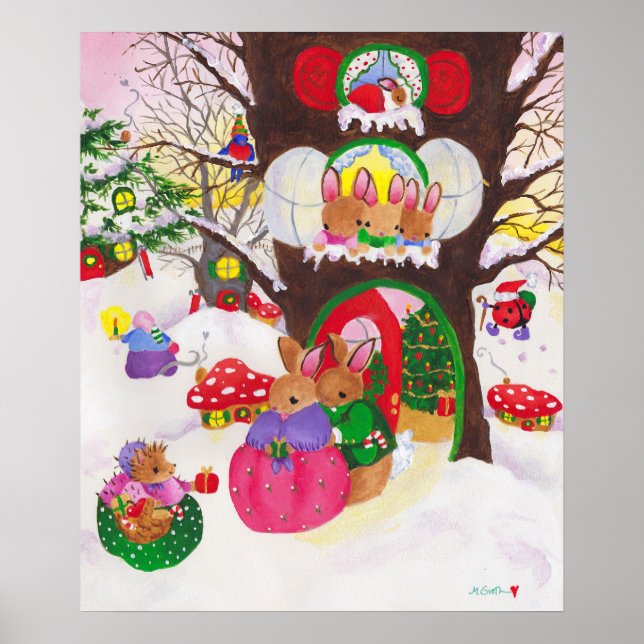 Woodland Christmas poster (Front)