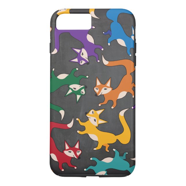 Woodland Colorful cute fox case (Back)