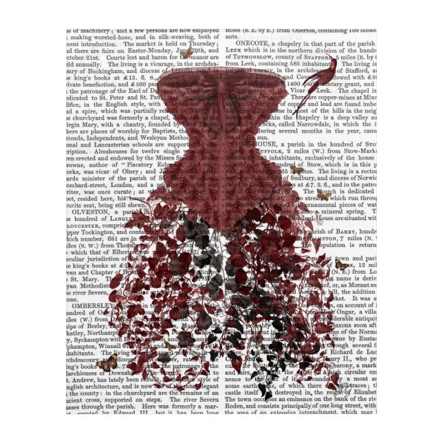 Woodland Corset Acrylic Print (Front)