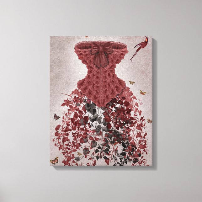 Woodland Corset Canvas Print (Front)