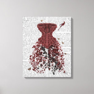 Woodland Corset Canvas Print