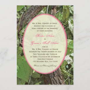 Woodland Country Wedding Invitation
