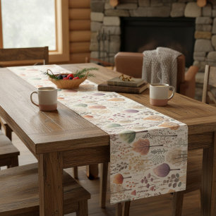 Woodland Cozy Cabin Family Dining Medium Table Runner
