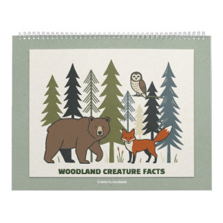 Woodland Creature Facts Calendar